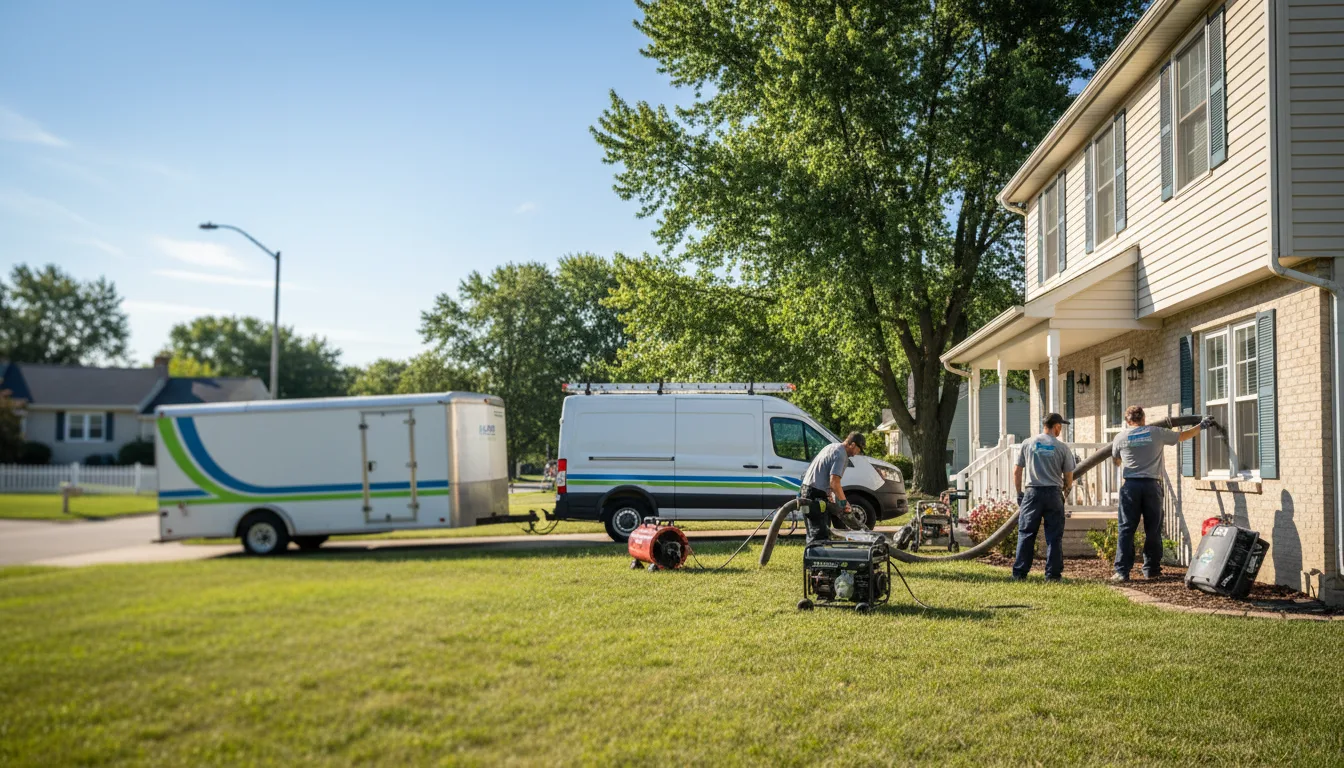Flooded Basement Restoration And Cleanup With Repair in Barronett, WI near me